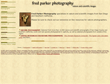 Tablet Screenshot of fredparker.com